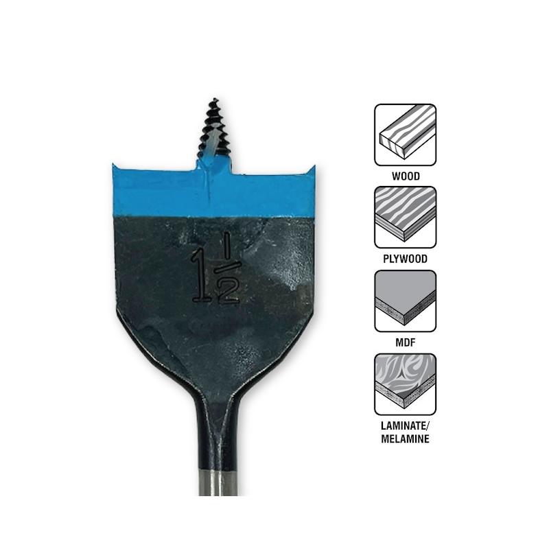Spyder 11029 SPY Stinger Spade Bit 1/2" X 6" - 2PK