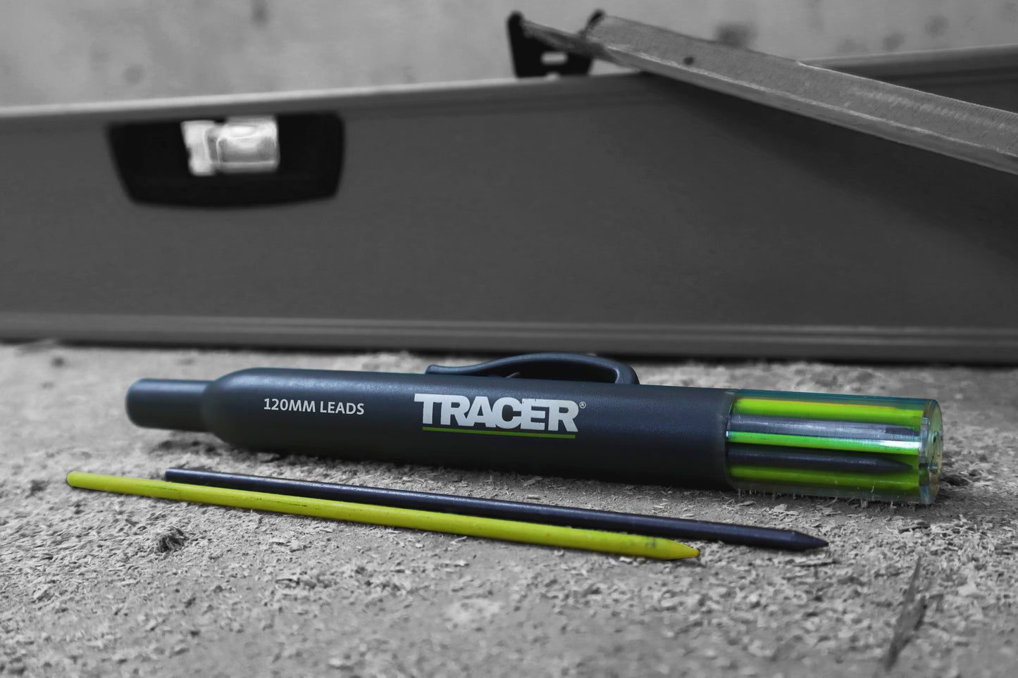 TRACER AMK3 Complete Marking Kit - Deep Hole Marker Pen, Pencil and 6x Replacement Lead set with Holsters