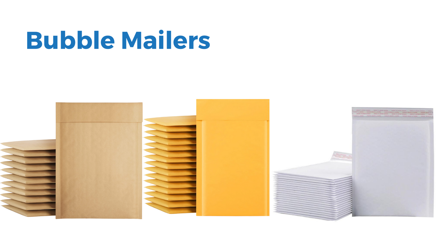 USABubbleMailers #0 #00 #2 #5 Poly Gold Yellow Brown Kraft Bubble Envelopes Mailers Padded Shipping Envelope