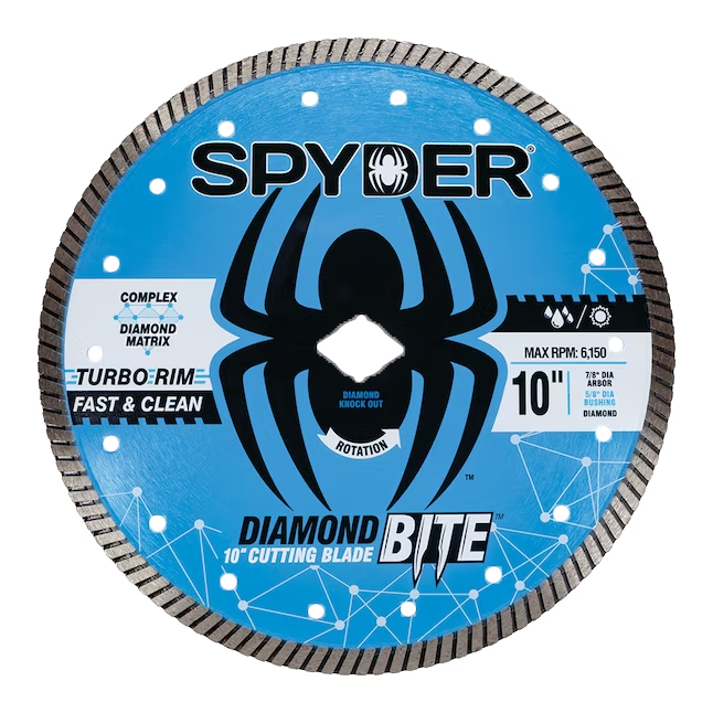 10″ Wet/Dry Turbo Rim Diamond Blade - 14118