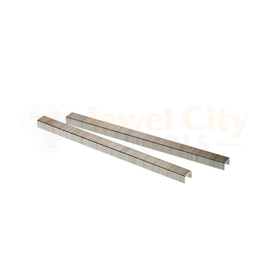 22 Gauge (22 Ga.) 3/8" Crown 1/4" 6mm Long Length Fine Wire Staples 10,000 pcs Galvanized C-Series C06 618245877129