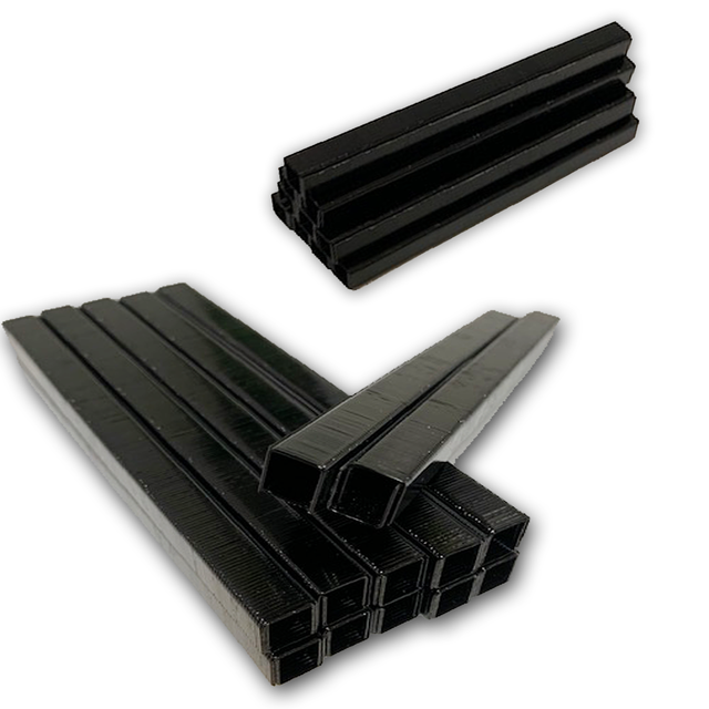 Black Colored Staples, Upholstery Staples Black, 22Ga Staples, 22 Gauge Staples