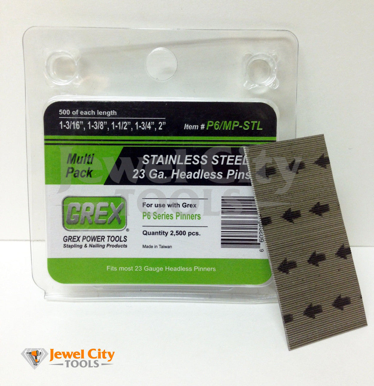 Grex 23 Gauge Stainless Steel Multi Pack Headless Pins - P6/MPSTL