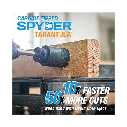 Spyder 600923 6PC Tarantula Carbide Tipped, Metal Cutting Hole Saw Set