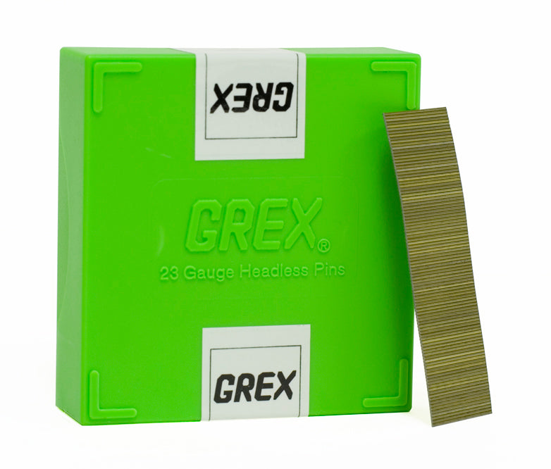 Grex 23 Gauge (23 Ga.) 3/4" Inch Micro Headless Pins 10,000 per box P6/20L (660292330201)
