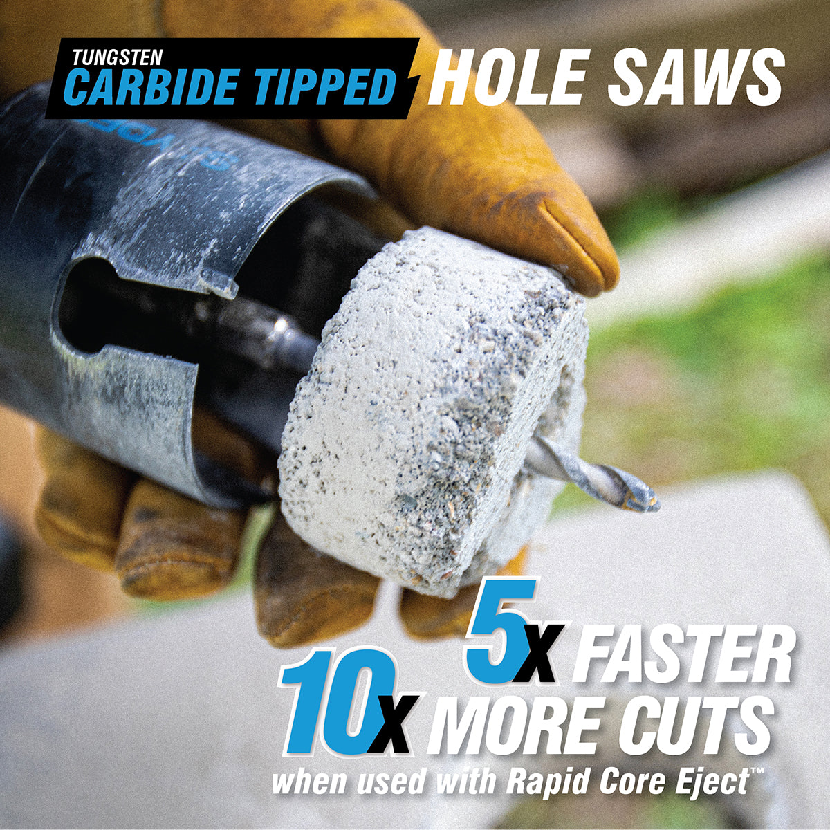 1-3/8″ Tungsten Carbide Tipped Hole Saw - 600013CF