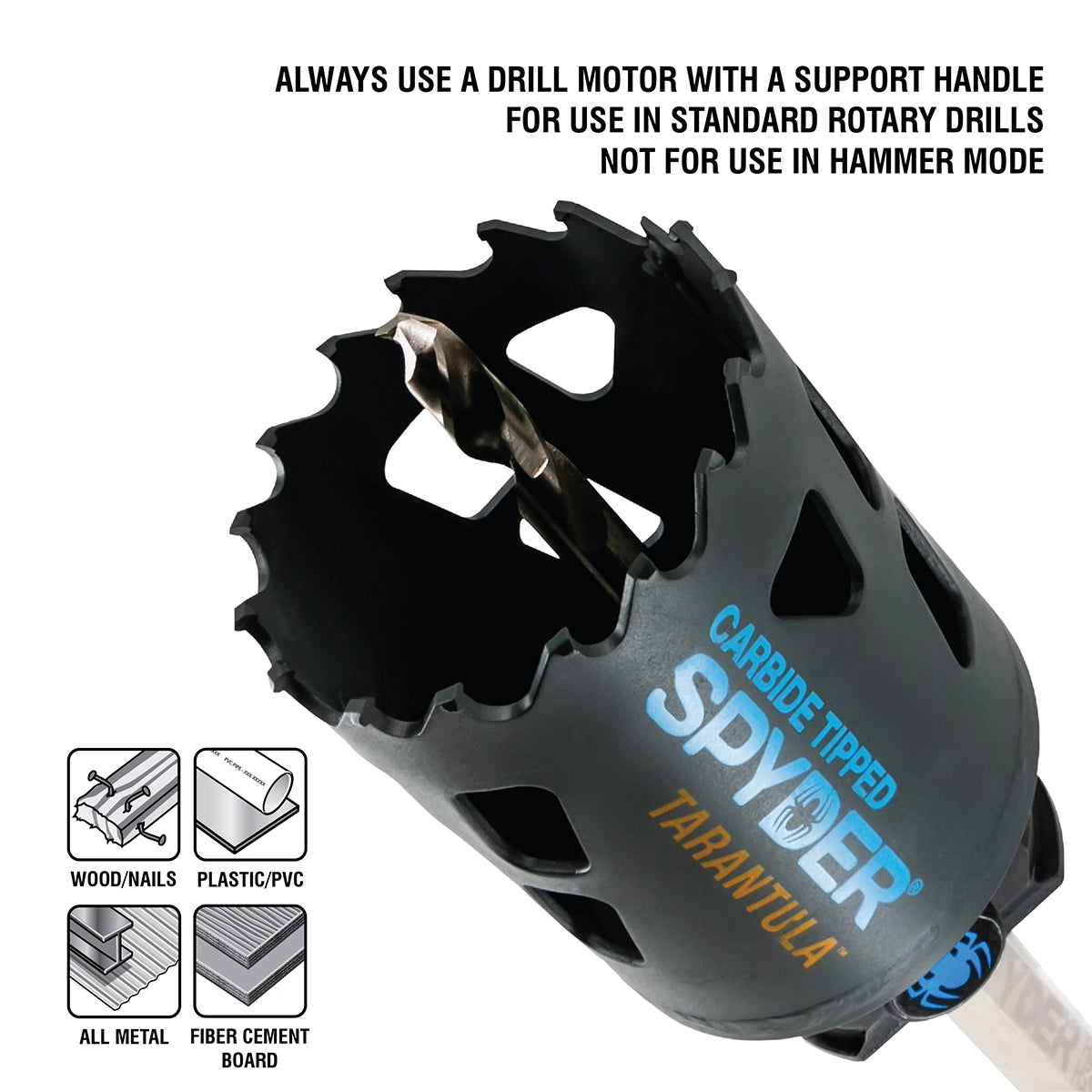 1-1/8″ Tarantula™ Hole Saw - 600898CF