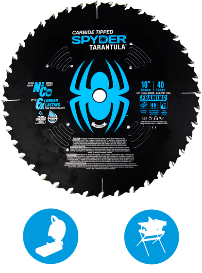 10″ 40T Framing Saw Blade